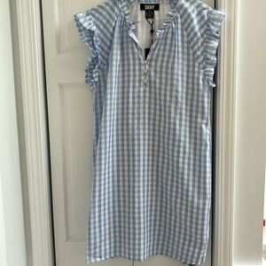DKNY gingham dress